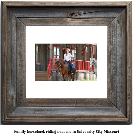 family horseback riding near me in University City, Missouri